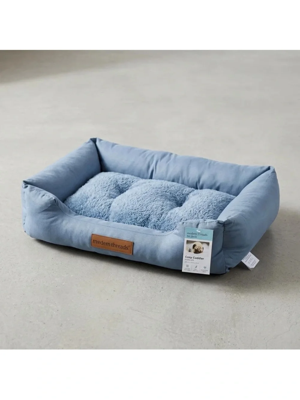 Blue Cozy Cuddler Small Pet Bed cat/dog